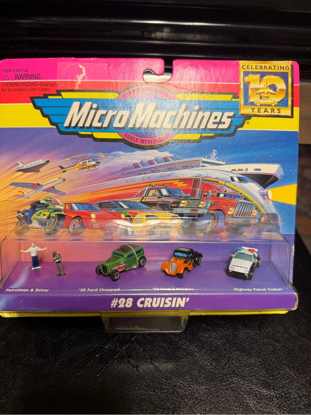 Micro Machines #28 Cruisin' Kids Toy Car Set - Green/Orange/White